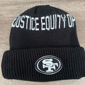 49ers New Era Beanie inspire change black